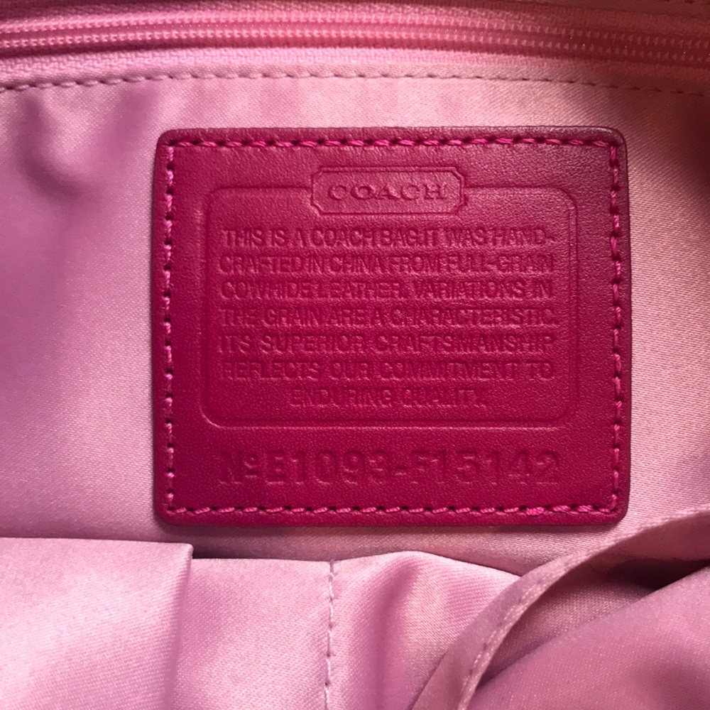 Pink Coach bag - Picture 3 of 8